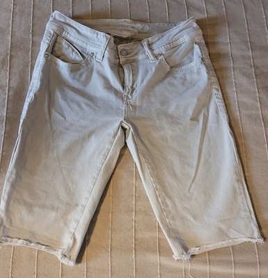 Stretch Jeans Blue Monkey Gr W29, M, 42  beige BW 40-44 cm Damen Hose Bermuda