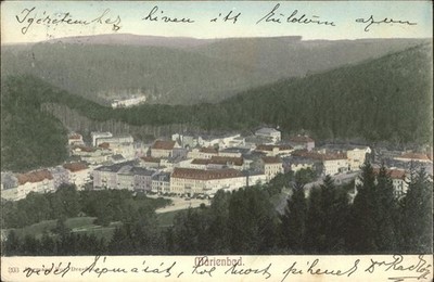 Mariánské Lázně Czech Republic Bohemia panorama Bohem