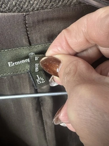 Ermenegildo Zegna Men’s Gray 100% Cashmere Sport Coat EU 52 Lined Pockets image 4