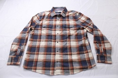 Flag & Anthem Men's Peters Flannel Double Pocket Shirt AC2 Multi Size: XL NWT 