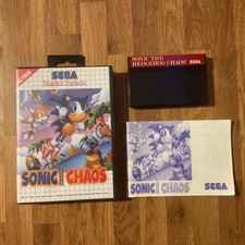 Sonic The Hedgehog Chaos Sega Master System Boxed Game Complete 100% Genuine PAL