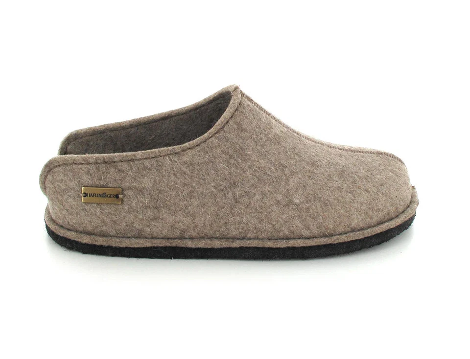Zapatillas de lana HAFLINGER® unisex suela suave | Flair Smily, césped Foto 3 de 4