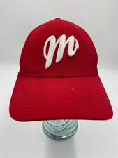 Gorra de béisbol New Era 39Thirty Diablos Rojos del México roja ajustada M/L LMB M