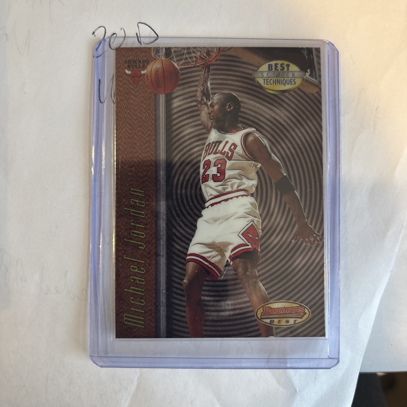 1997-98 Bowman's Best - Best Techniques Michael Jordan #T2
