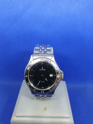 Junghans Quartz Vintage 80er Germany Datum WR 100m + Original Band  Top Running 