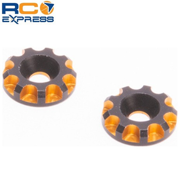 #ad #ad Monkey King RC Aluminium Wing Washers 11.5mm Black Gold Pr MK5961BG $11.91