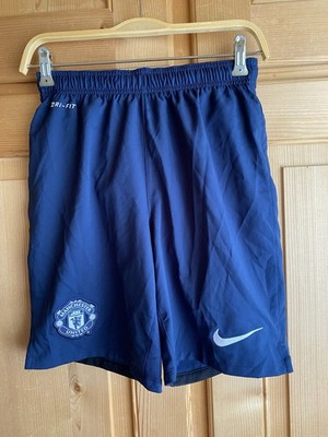 Kurze Sporthose Shorts Nike Manchester United Gr. S dunkelblau 