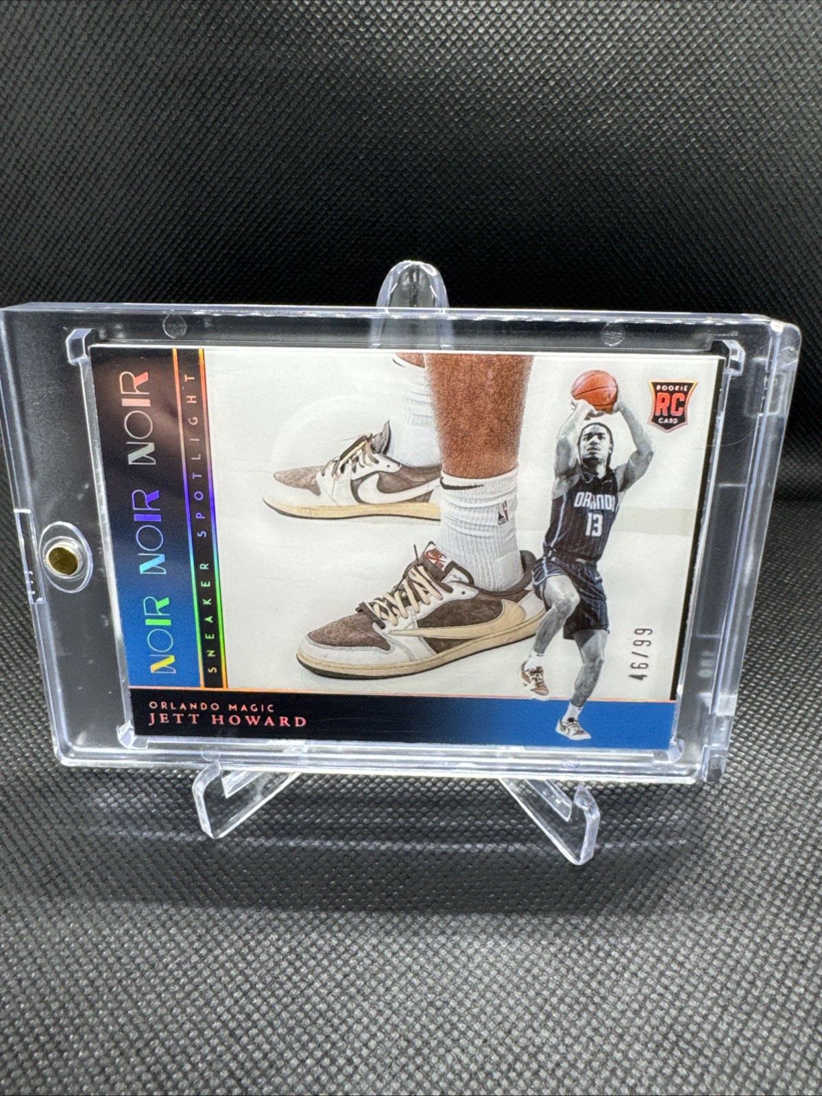 2023-25 Noir Jett Howard Sneaker Spotlight Rookie RC /99