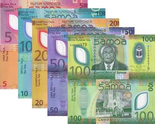 Samoa SET 5 UNC 5 10 20 50 100 Tala ND 2023 2025 Polymer P 47 48 49 NEW NR