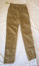 NEW VTG 70s Lee Riders corduroy tan pants Size 12 26" Waist
