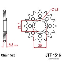 Ritzel Antriebsritzel Racing 17-ZäHne 520-Teilung FüR Suzuki GSX-R 750 1996-2018