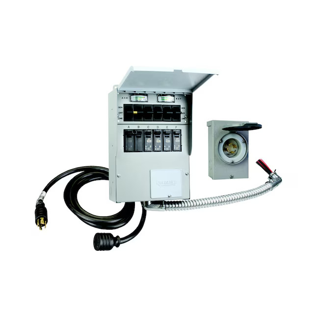  Reliance Controls 306LRK Pro/Tran 2 Transfer Switch Kit 6-Circuit 8000 Watts 