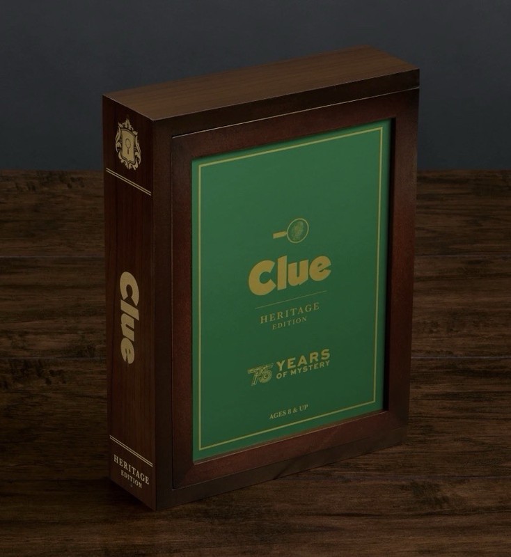 Clue Heritage Edition 75th Anniversary Wood Box Collectors Board Game *New*