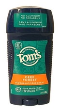  1 - Tom's of MAINE DEODORANT   Deep Forest Scent. 24 HR PROTECTION . 2.8 oz