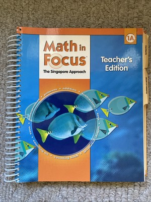 Math in Focus Grade 1 Teacher's Edition Set Volumes 1A and 1B Homeschool 2009