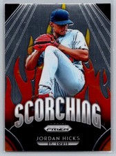 Jordan Hicks 2019 Panini Prizm Scorching St. Louis Cardinals #S5