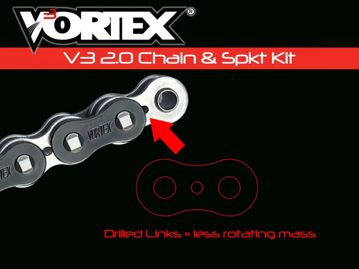 Vortex Chain and Sprocket Kit CK2217 vtxCK2217 - Image 2 of 4