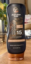 Australian Gold Lotion Sunscreen SPF 15 with Instant Bronzer 237ml/8oz
