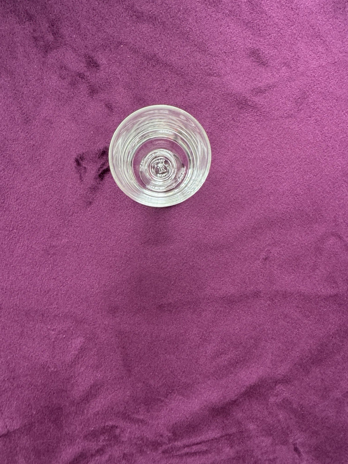 1970’s Varig Airlines Chrystal Glassware. Served In First Class 3 1/2 Inches