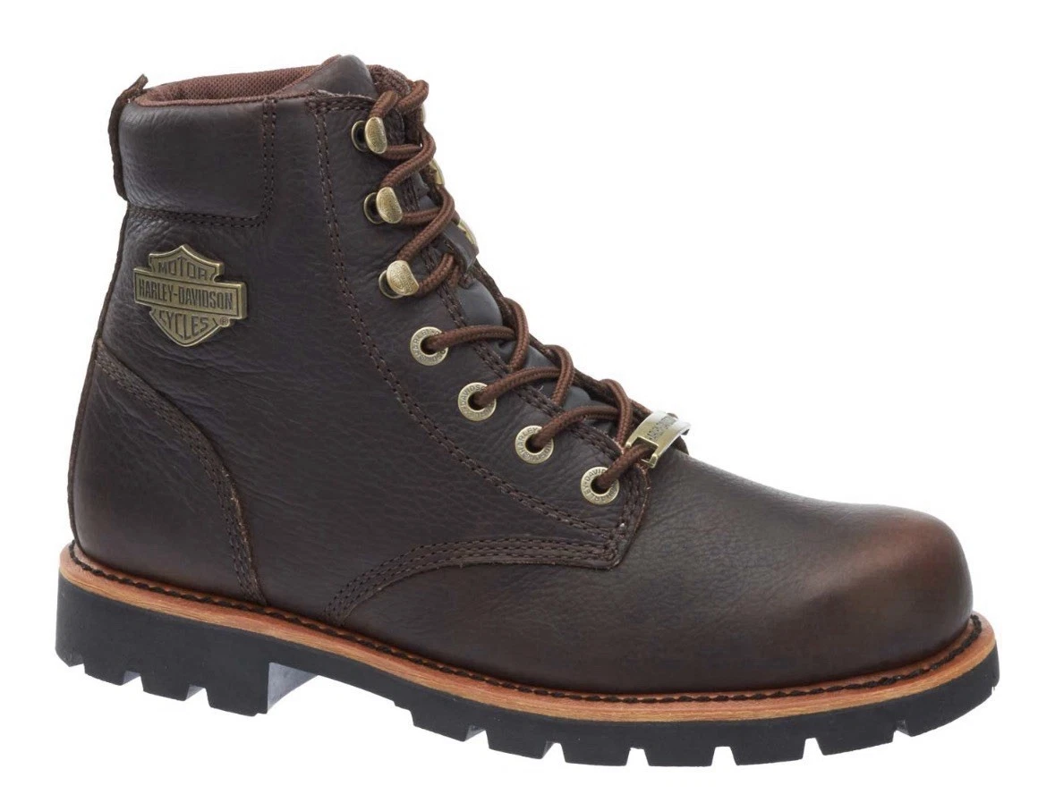 Harley-Davidson Brown Ankle Boots for Men for Sale | Shop  display picture 1