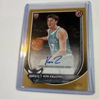 Bowman Basketball Gold refractor Rookie Auto 2/50 Kon Knueppel