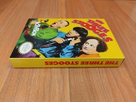 Gem MINTY BOX CIB Three Stooges complete in nintendo nes collector CLEAN lot VGC