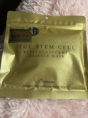 THE STEM CELL Retinol & Vitamin Essence Mask NEW Face Maks 30 Sheets