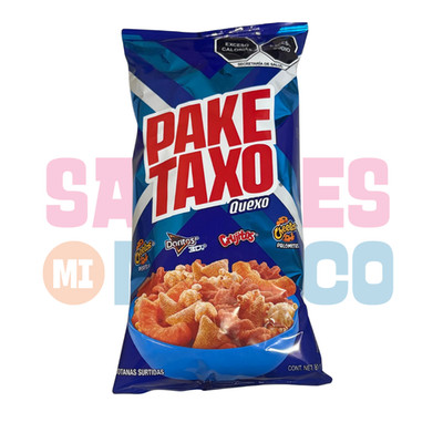 Paketaxo Azul Queso   10 Pack Box   81g Each Bag   Mexican Snack Mix