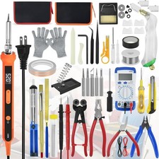 Stained Glass Kits for Adults Complete Stained Glass Supplies with 100W Solderin