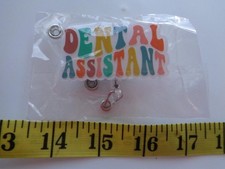 Dental Assistant Dentist DA Badge Reel Badge Holder NIP