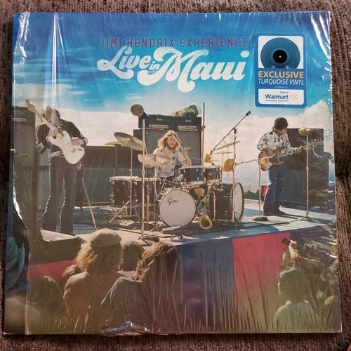 JIMI HENDRIX EXPERIENCE – LIVE IN MAUI - EXCLUSIVE TURQUOISE VINYL LP NEW
