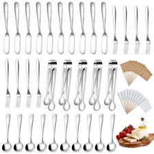 55 Pcs Stainless Steel Cheese Butter Spreader Knives Set Charcuterie