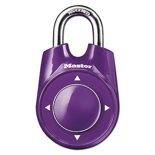 Master Lock 1500ID Speed Dial Combination Lock Purple 