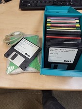 Floppy Disks With Organizer And Usb Floppy Drive