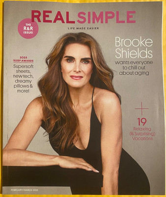 BROOKE SHIELDS real simple R&R ISSUE 19 RELAXING & SURPRISING VACATIONS sleep