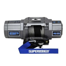 Superwinch 1145250 Sp 45sr Powersports 4500lb Winch W Synthetic Rope Graphite