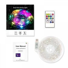 Smart Fairy String Lights LED Color Changing USB, Controlled by APP  Remote
