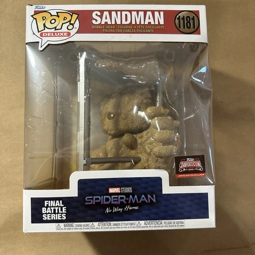 Funko Pop! Sandman Marvel Spider-Man No Way Home Deluxe Figure 1181