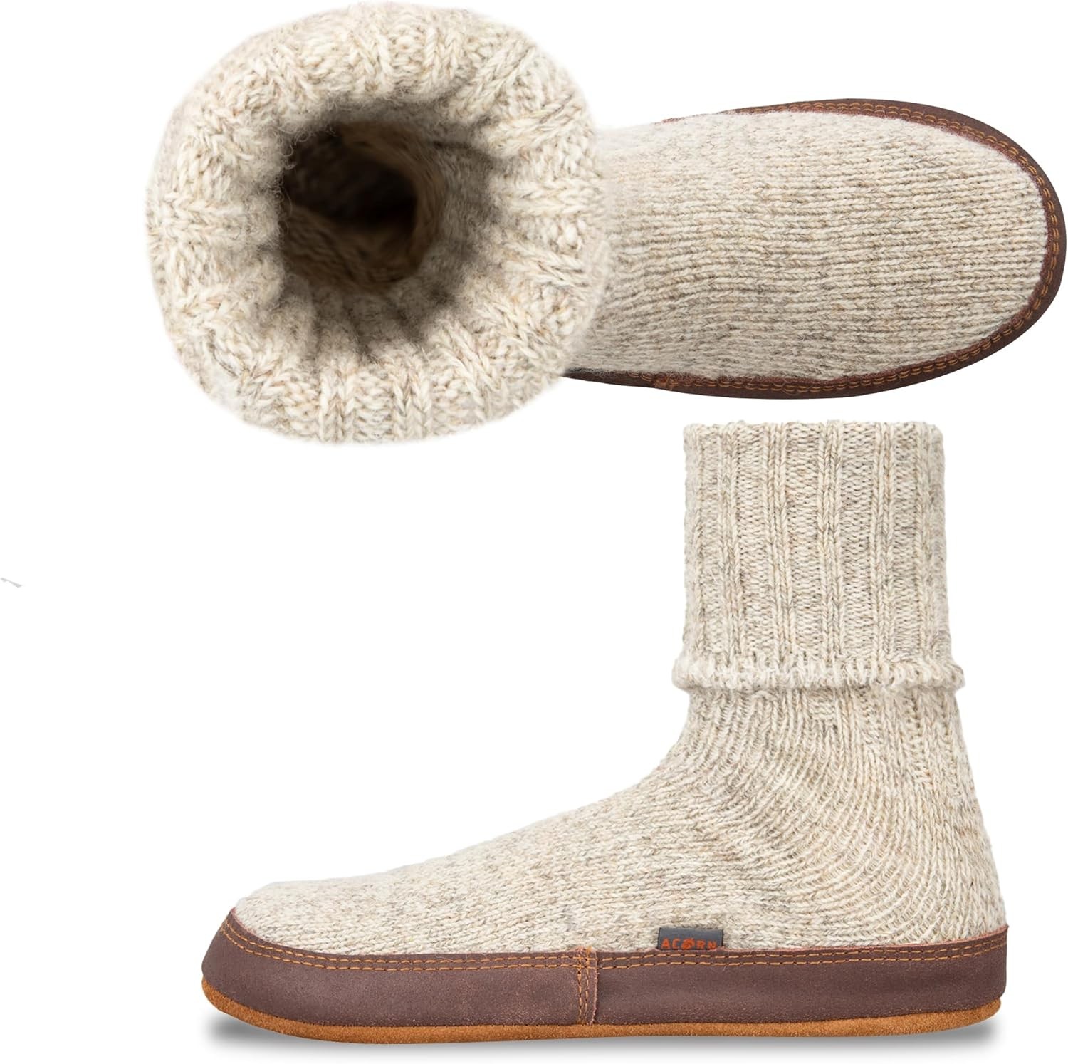 APL Ghianda Uomo e Donna 9.5 10.5 Donna 7.5 8.5 Uomo Grigio Chiaro Lana di Straccio