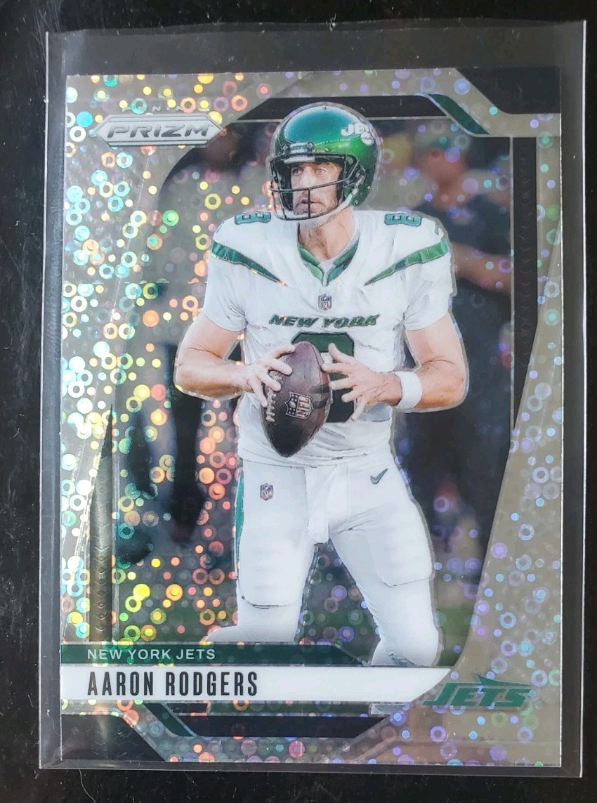 2024 Panini Prizm - Aaron Rodgers #222 White Sparkles Prizm MINT