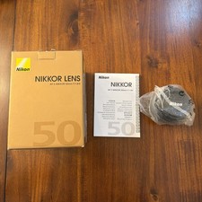 Nikon NIKKOR Lens AF-5 NIKKOR 50mm f/1.8G - New In Open Box