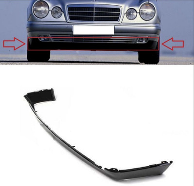 Front Bumper Spoiler Lip For Mercedes W210 95-99 Prefacelift