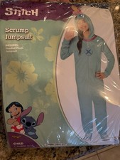 Spirit Halloween Disney Lilo Stitch Scrump Jumpsuit Costume kids XL 14-16