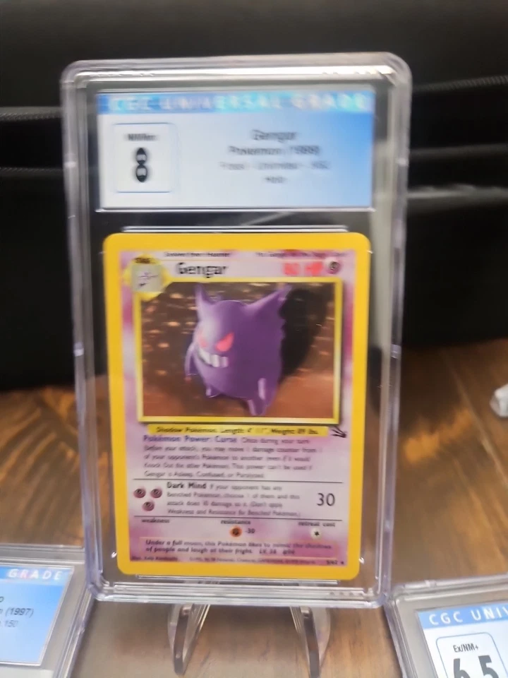 1999 FOSSIL GENGAR- HOLO MINT 8 - Image 2 of 4