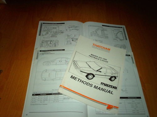 Thatcham Karosserie Reparaturanleitung Mazda 323 5 Türer Fastback