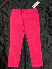 NWT Ralph Lauren Girls Pink Chino Pants Sz 4t