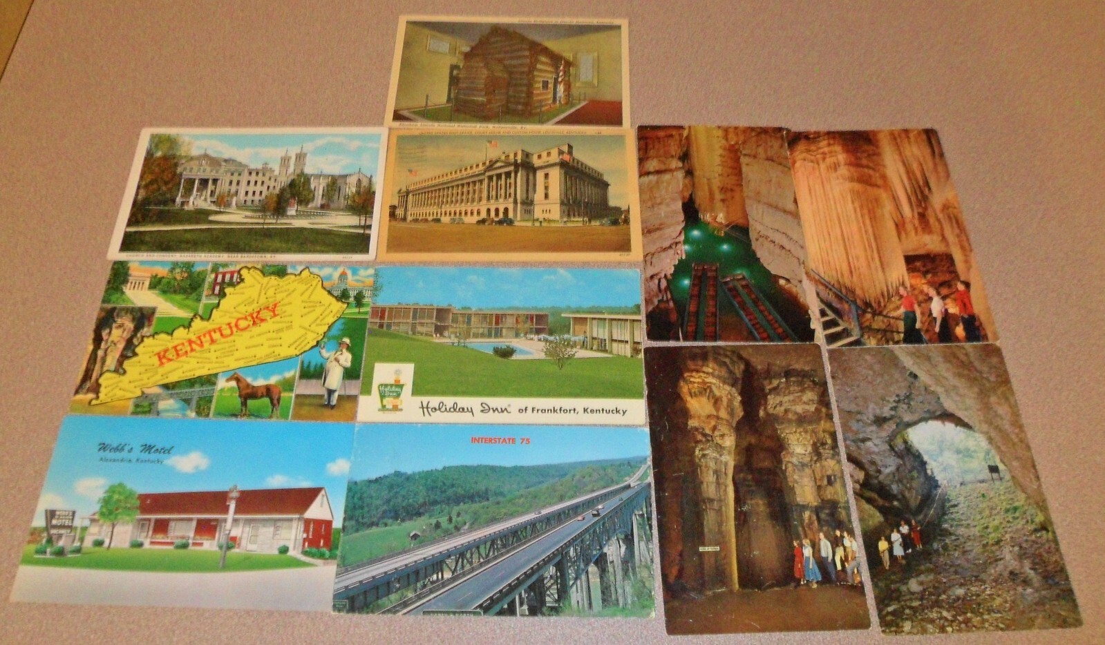 11 Vintage Postcards KENTUCKY, KY Mammoth Cave, Alexandria, Hodgenville, Others eBay