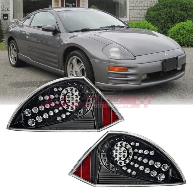 9599 MITSUBISHI ECLIPSE CARBON FIBER TAIL LIGHTS LAMPS LEFT RIGHT