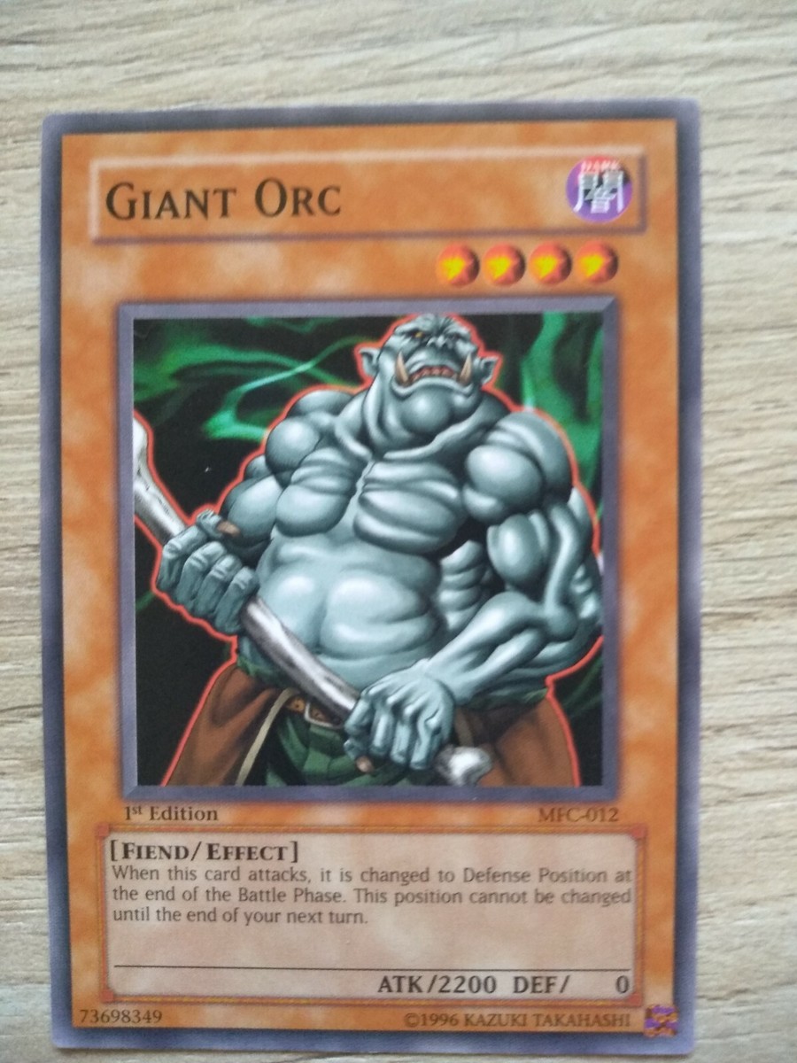 Yu-Gi-Oh! Giant Orc MFC-012 1st Edition Mint Condition | eBay
