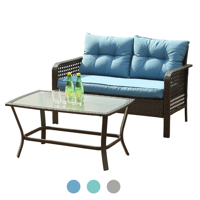 Abba Patio Chaise Lounge Chair Set Outdoor Rattan Wicker Pool 2 Pcs Patio Furnit For Sale Online Ebay